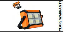 Solar Flood / Emergency / Camp Light 30W With Touch & Mobile Charging Option.