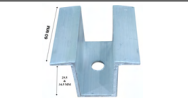 Middle U Clamp 60 x 30MM
