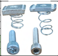 Spring Nut GI M8 Special / Small