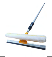 3 Meter Microfiber Mop with Heavy Duty Wiper