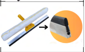 Solar Cleaning Microfiber Mop With Wiper HD (With Heavy Duty Wiper)